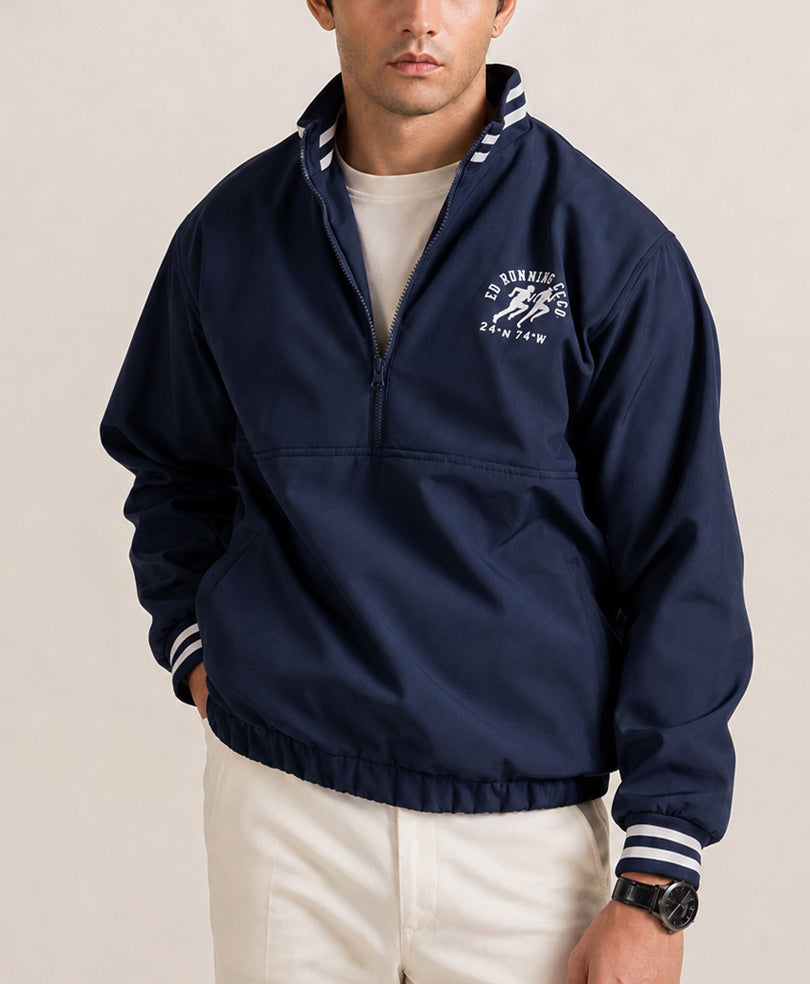 Navy Track Jacket