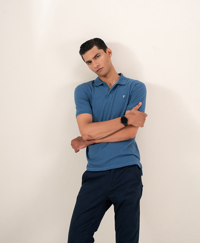 Blue Steel Popcorn POLO