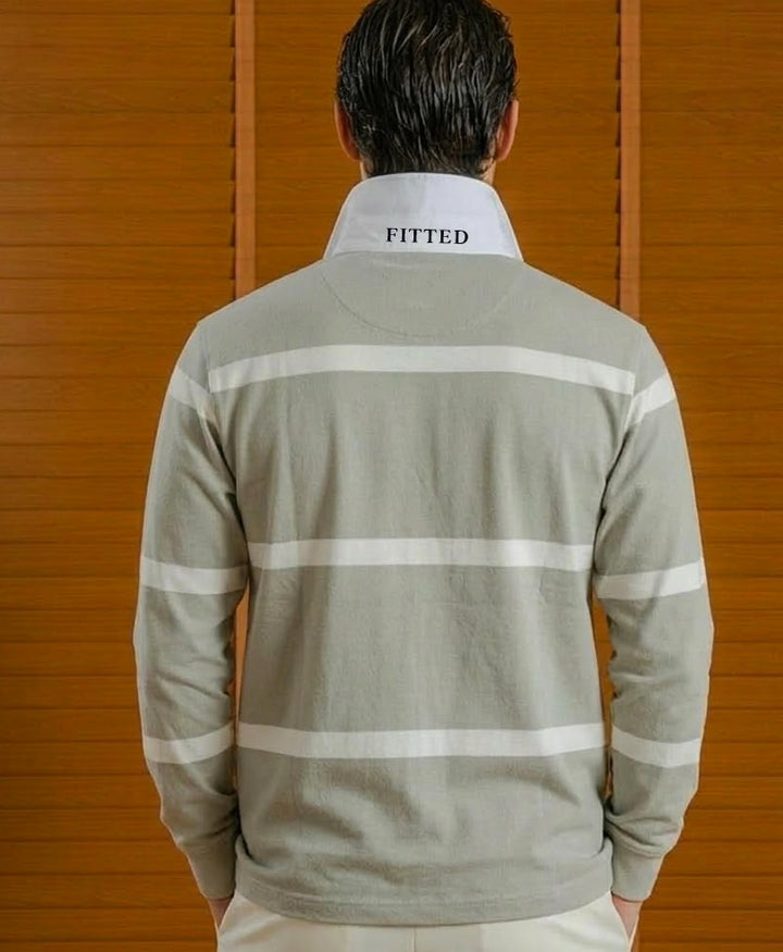 Mint Green Resort Rugby Shirt