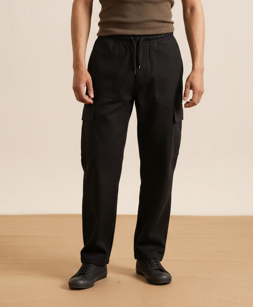 Black Denim Trouser