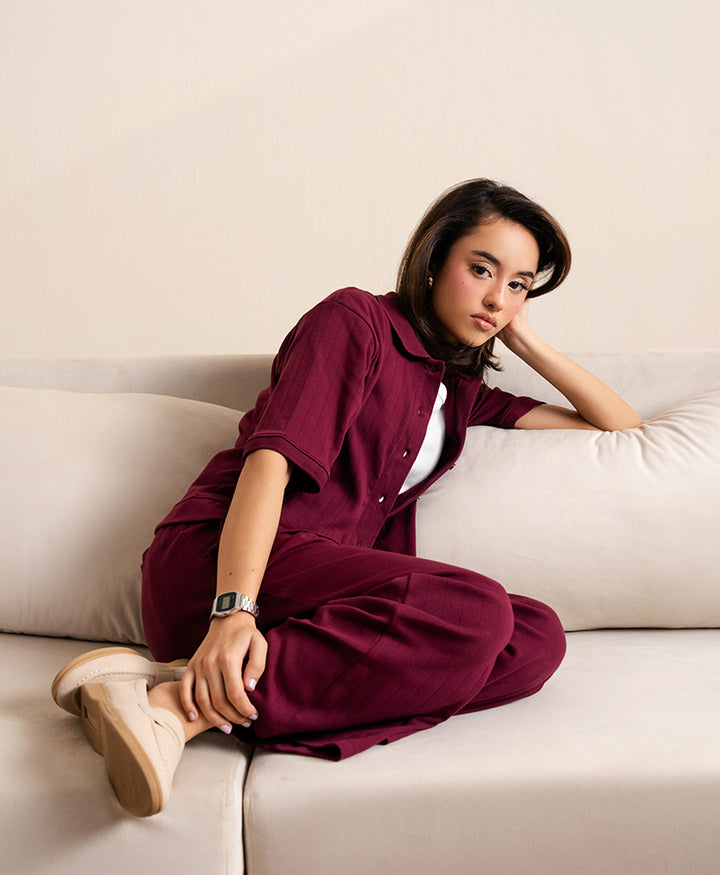 Wine Drop Needle Trouser (Women)