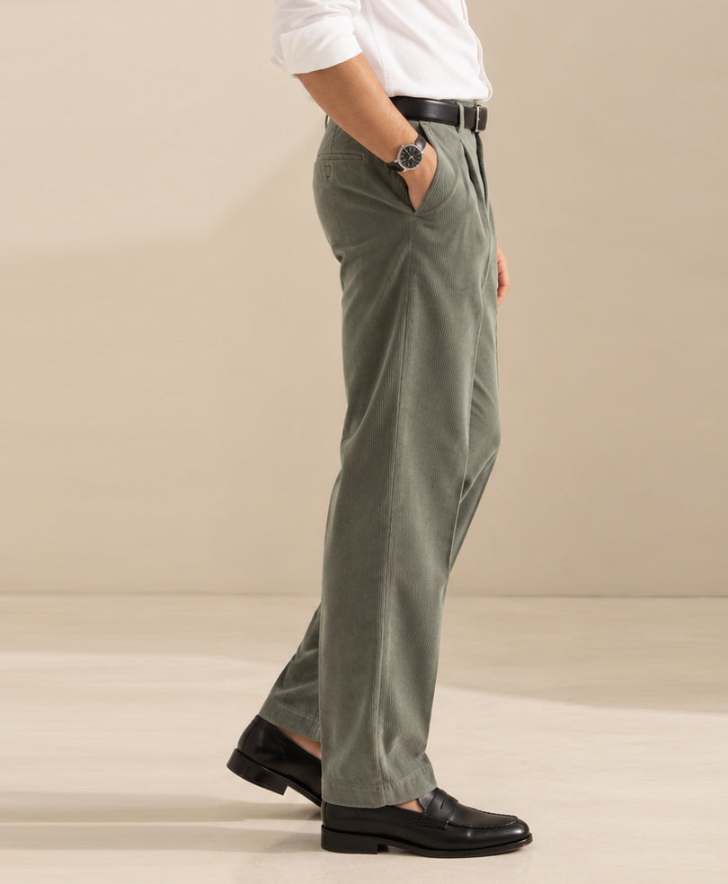 Grey Corduroy Pants