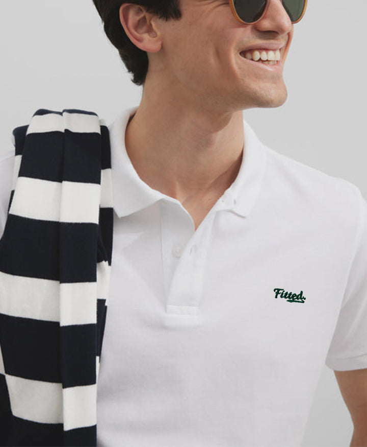 White Signature Green POLO