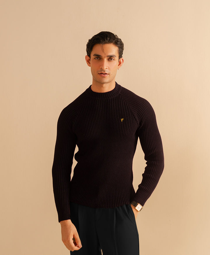 DK Purple Raglan Sweater