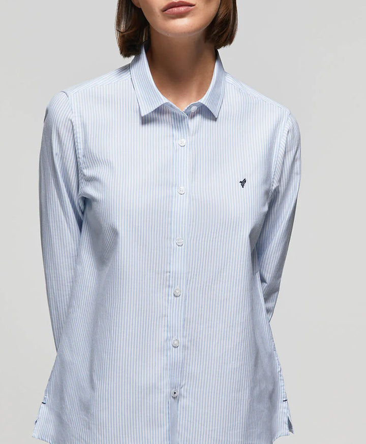 Thin Blue Stripes Shirt (Women)