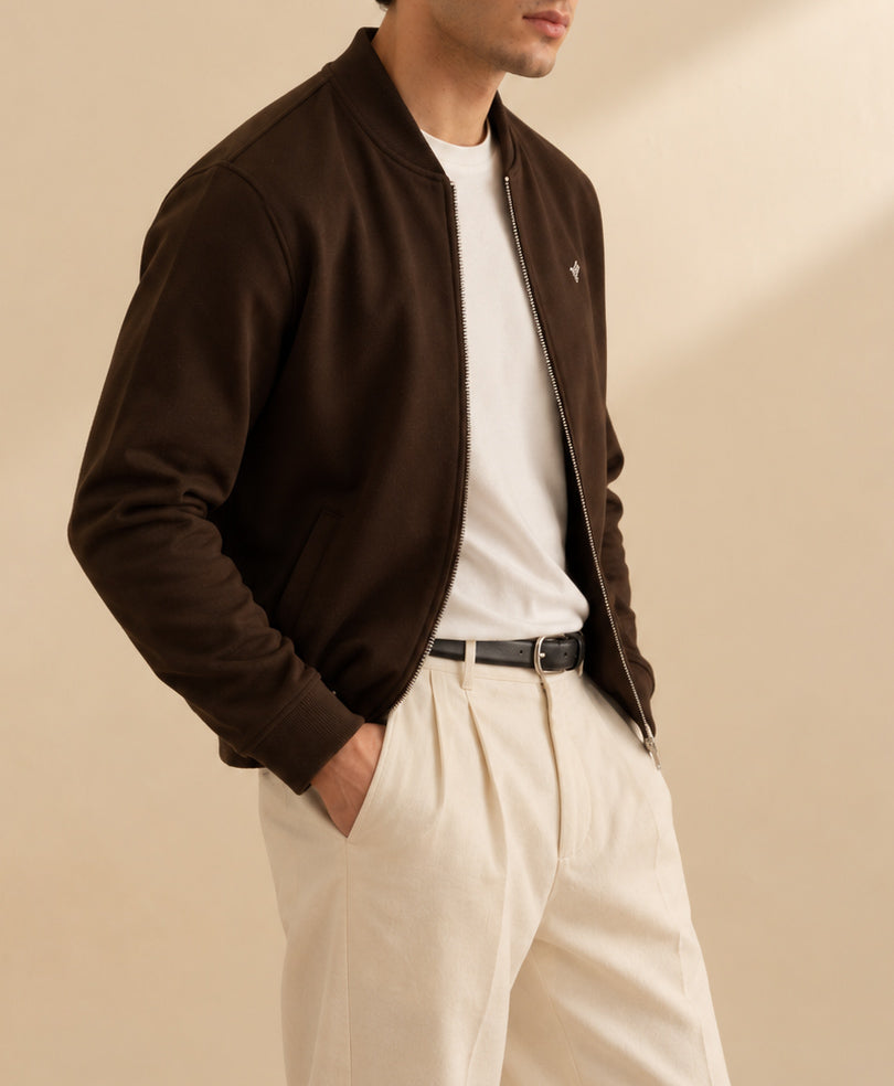 Dk Brown French Terry Varsity
