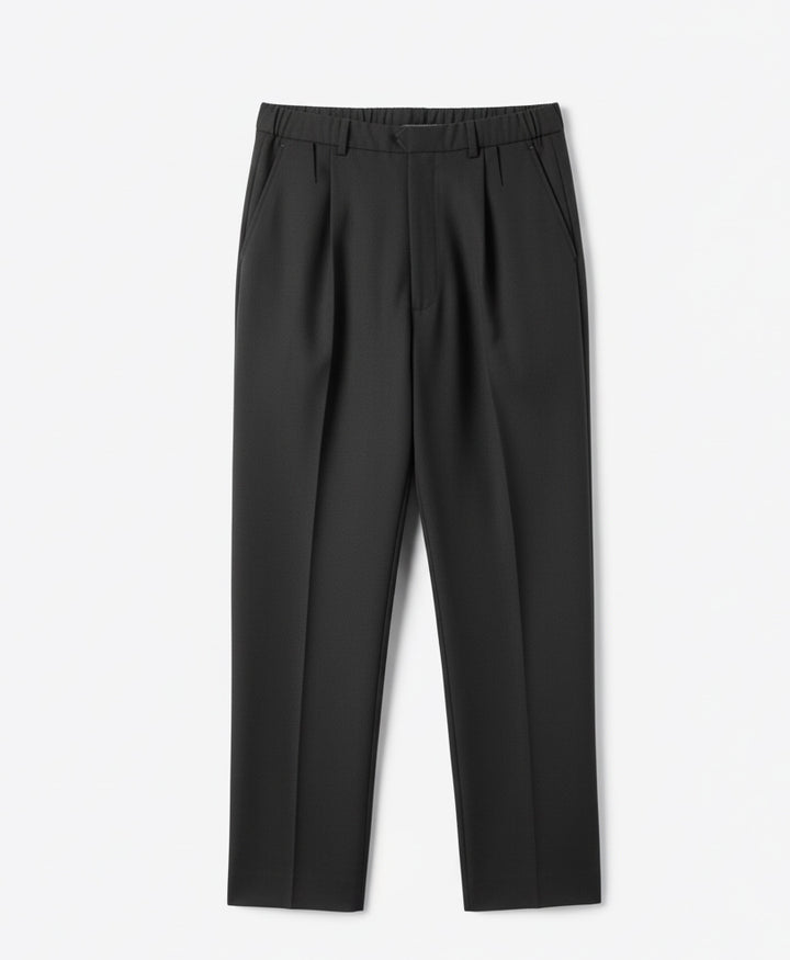 Charcoal Pleated Dress Pant
