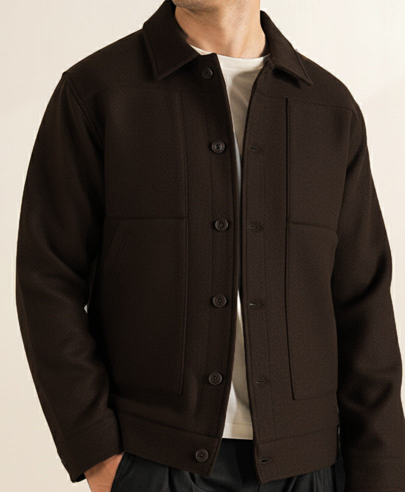 Chocolate Belmont Jacket