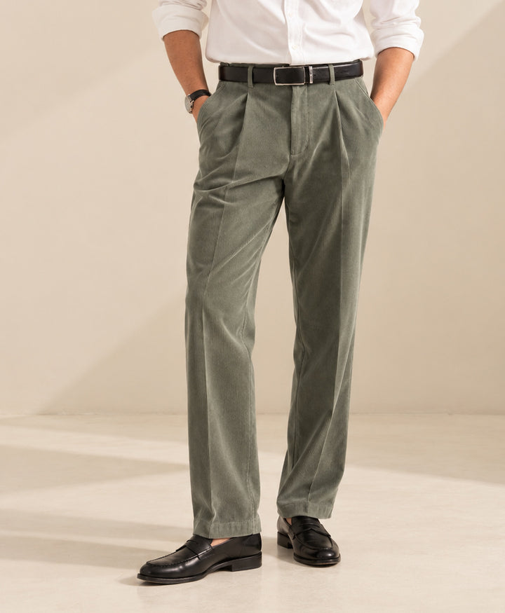 Grey Corduroy Pants