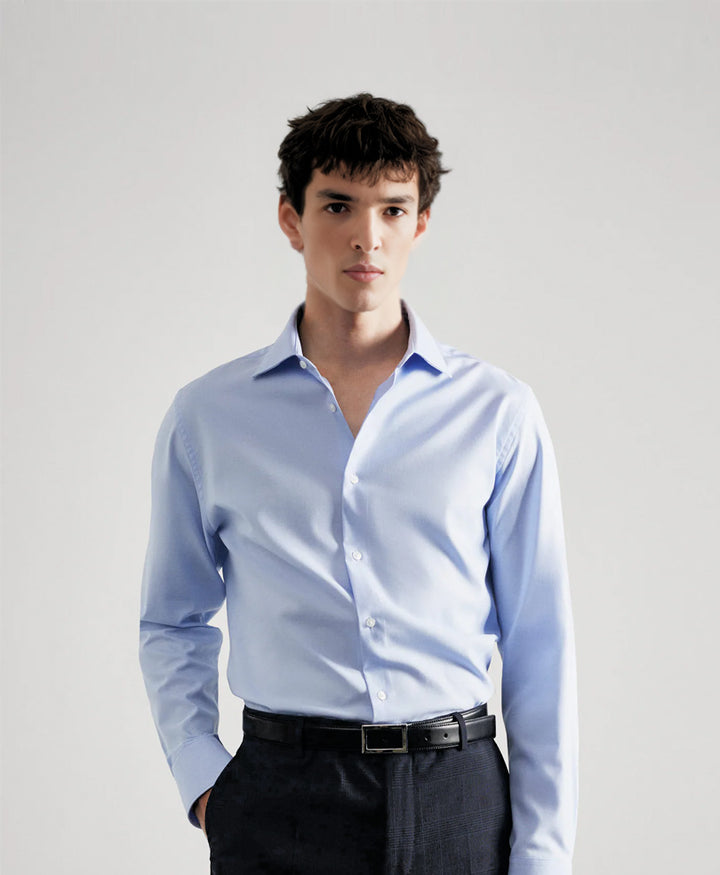 Business Sky Blue Shirt (Slim / Modern Fit)
