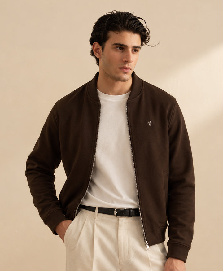 Dk Brown French Terry Varsity