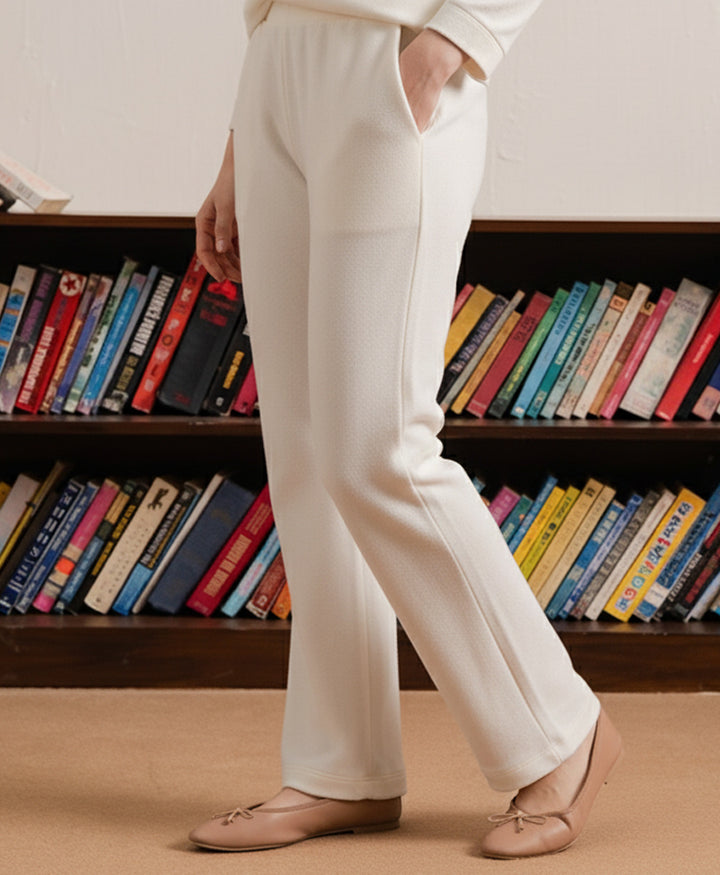 Tofu Fine Waffle Knit Trouser (Women)