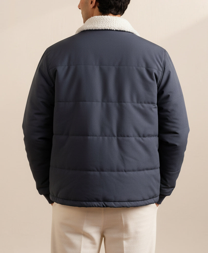 Navy Cloudline Quilted Jacket