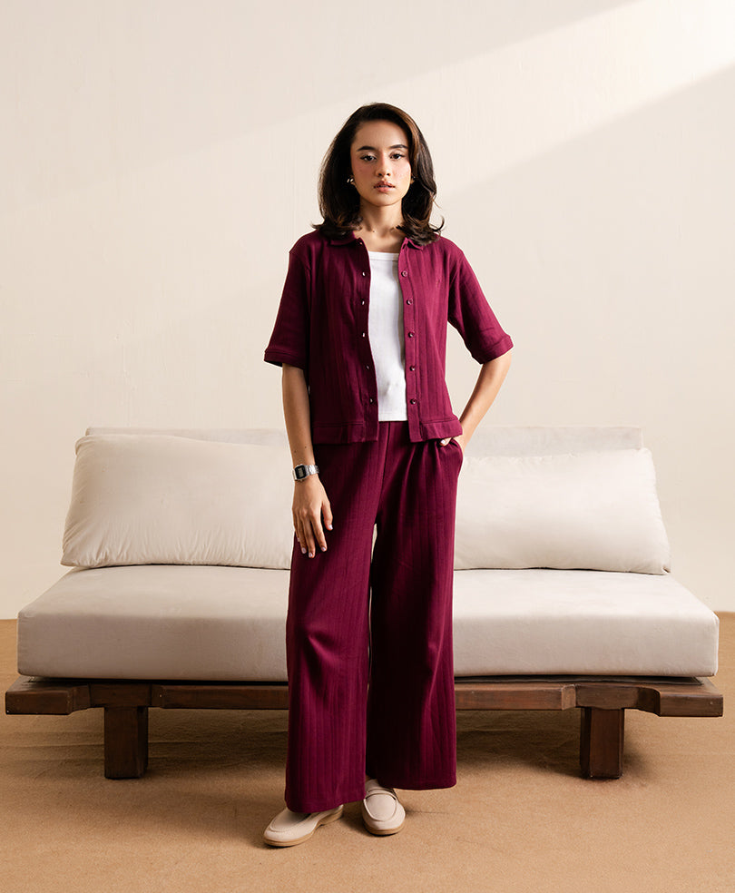 Wine Drop Needle Trouser (Women)