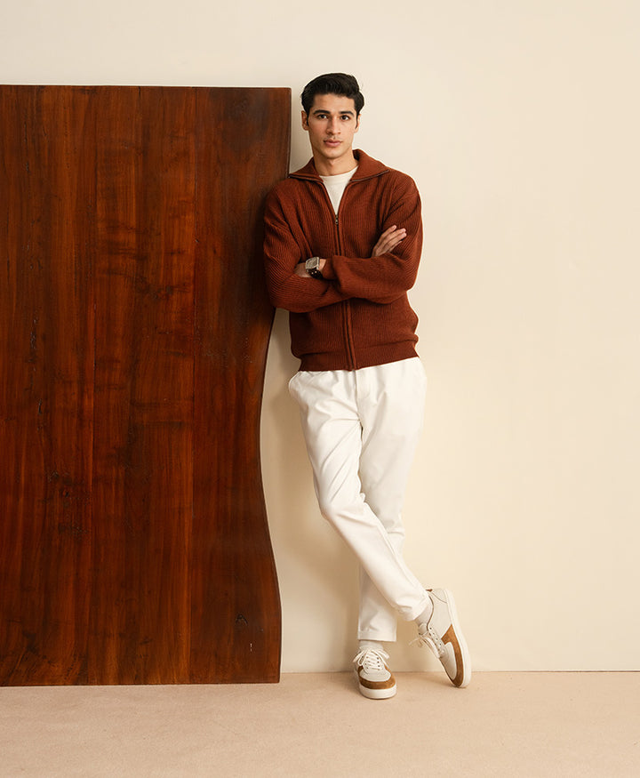 White Dynamic Trouser