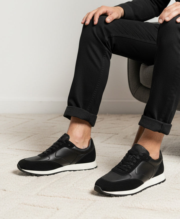 Black Stride Sneaker