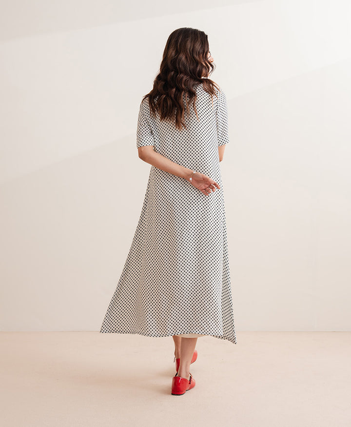 OFF White Polka Dot Dress (Women)