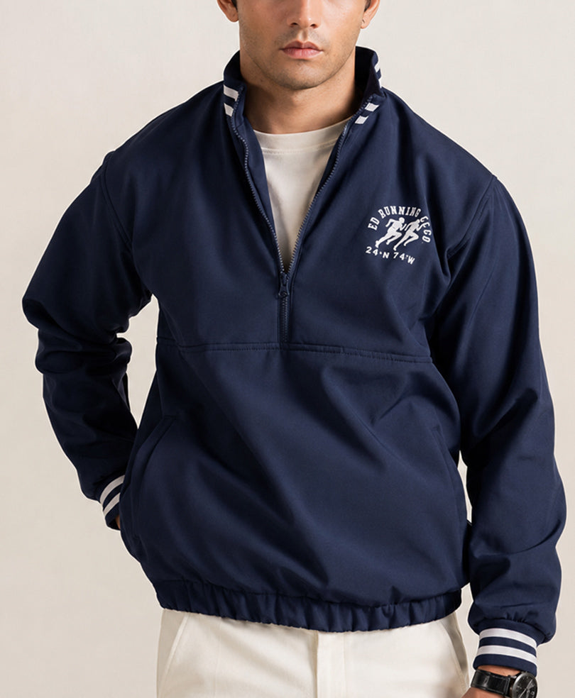 Navy Track Jacket