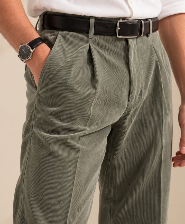 Grey Corduroy Pants