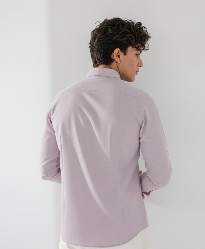 Lt Purple Oxford Shirt (Slim / Modern Fit)