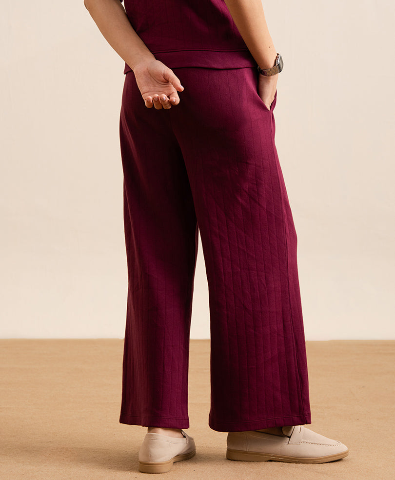 Wine Drop Needle Trouser (Women)