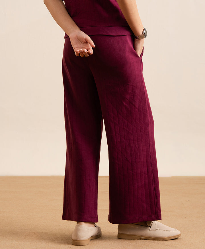 Wine Drop Needle Trouser (Women)