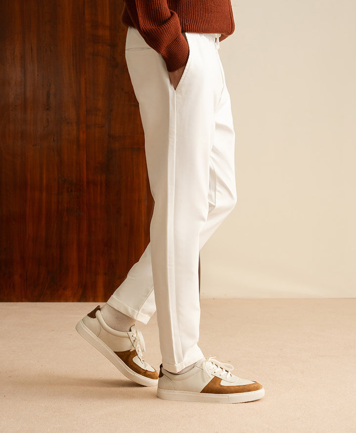 White Dynamic Trouser