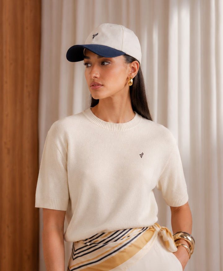 White Sports Cap