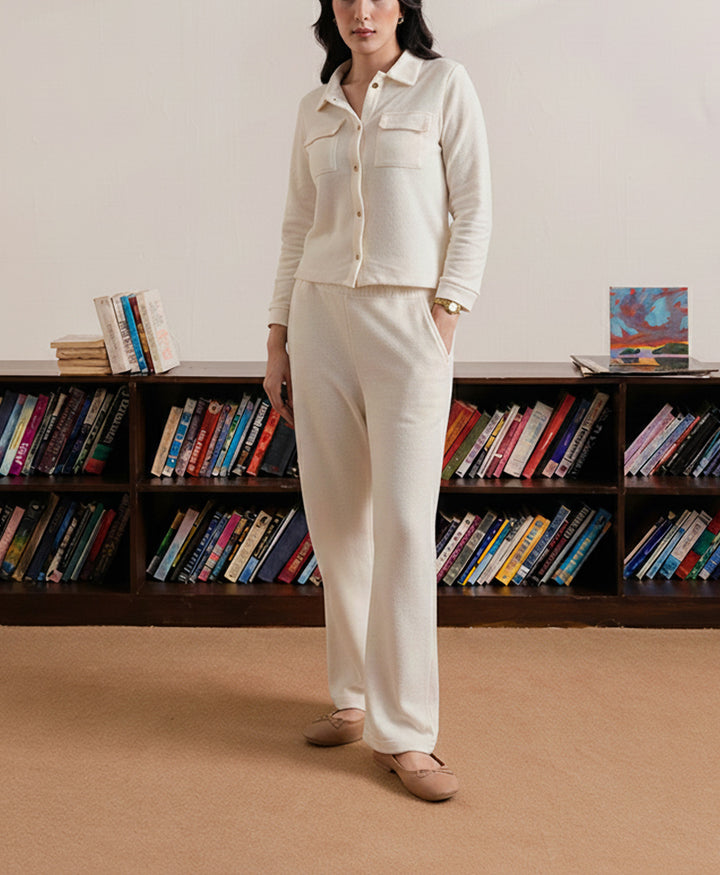 Tofu Fine Waffle Knit Trouser (Women)