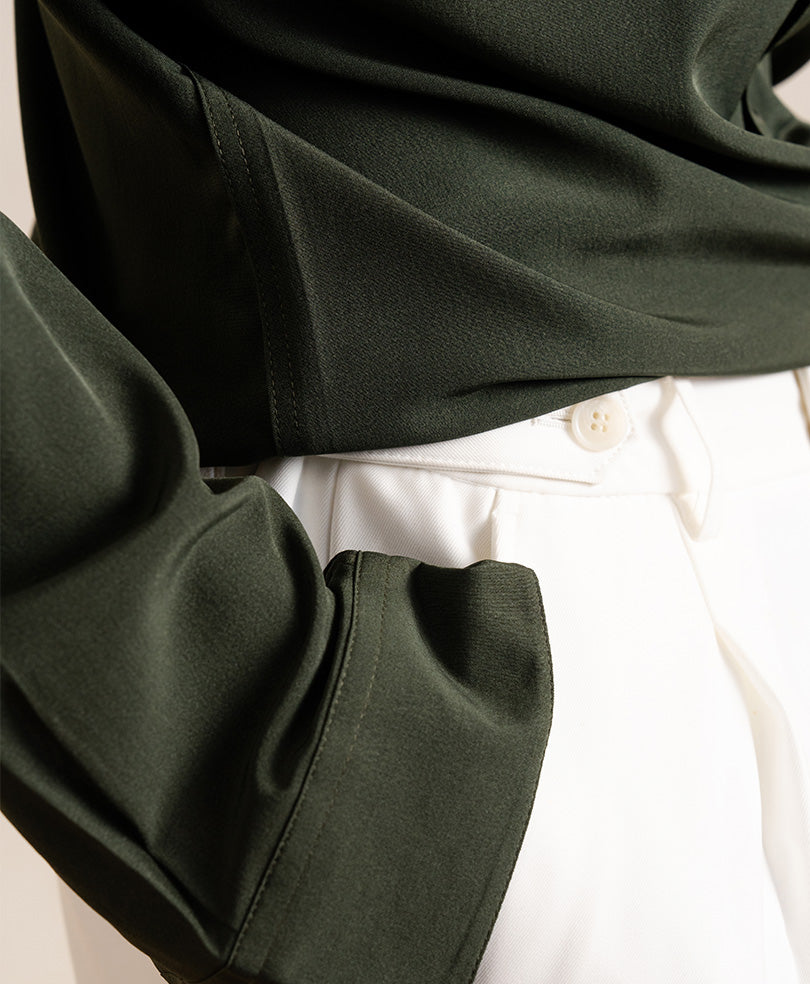 Olive Classic Sleek Shirt