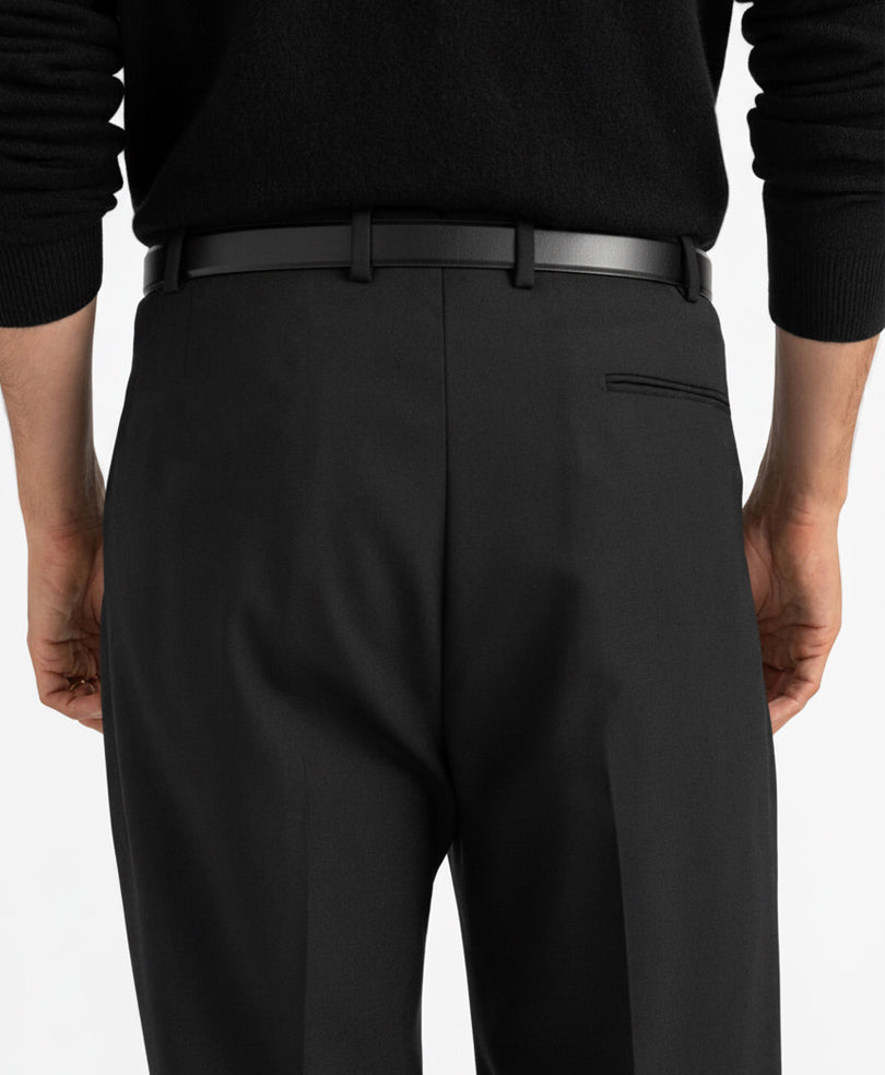 Charcoal Pleated Dress Pant
