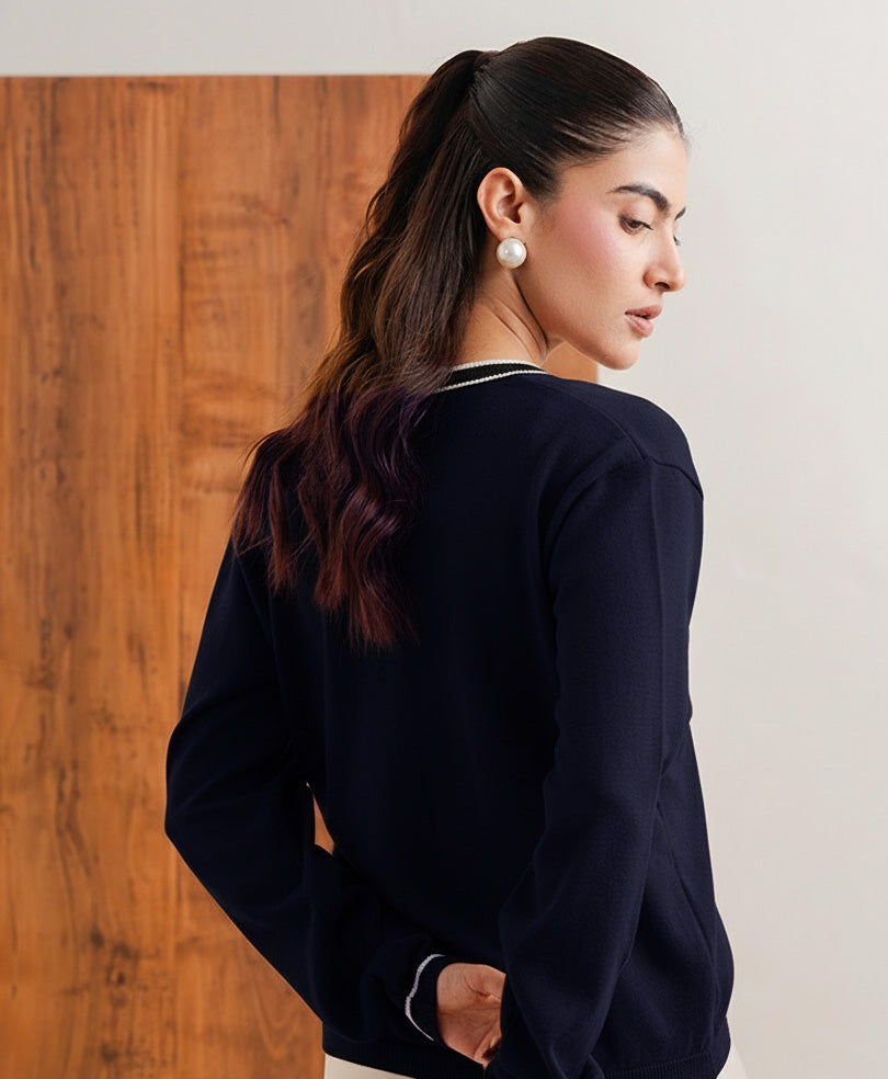 Navy Maison Cardigan (Women)
