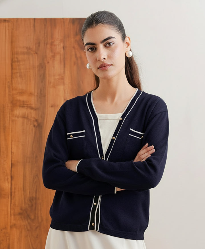 Navy Maison Cardigan (Women)