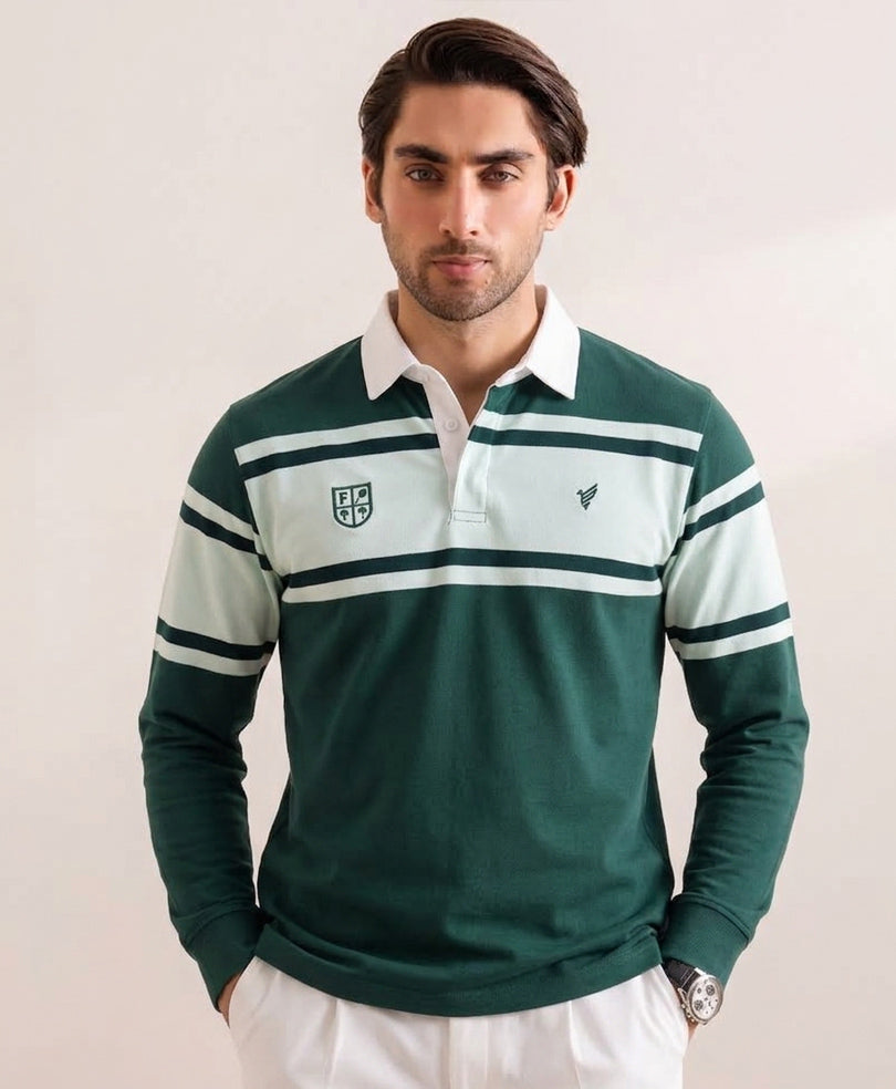DK Green Resort Rugby Shirt