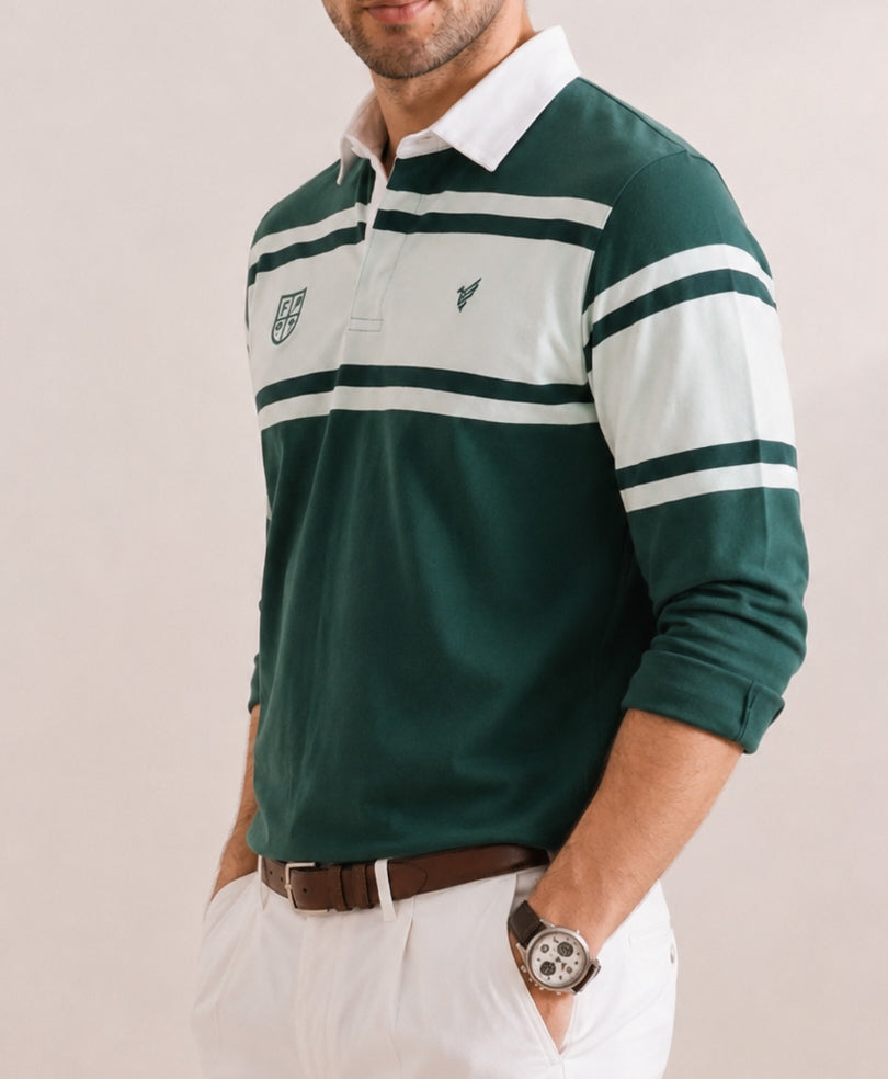 DK Green Resort Rugby Shirt