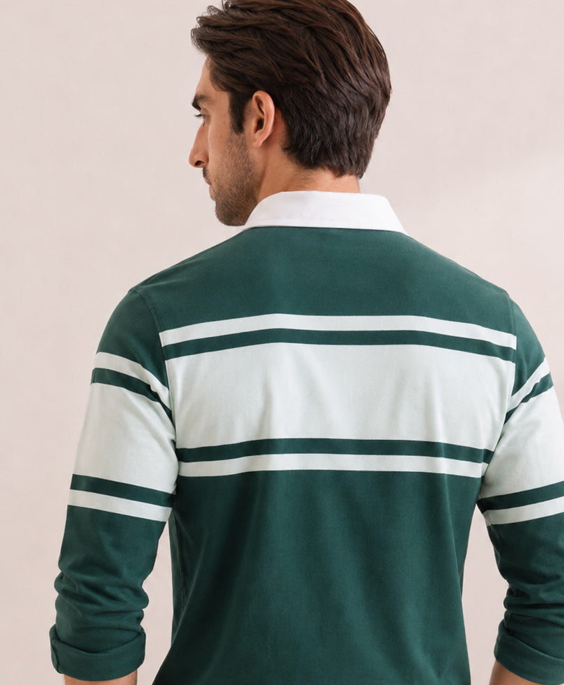 DK Green Resort Rugby Shirt