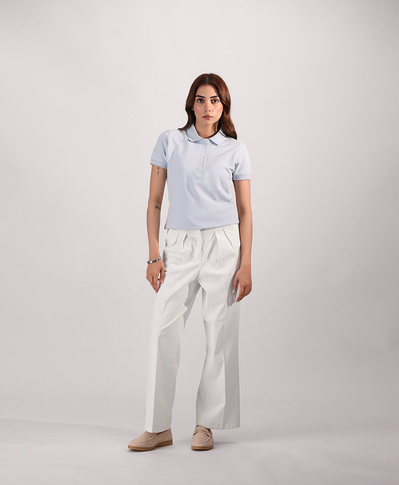 Sky Classic Buttoned POLO (Women)