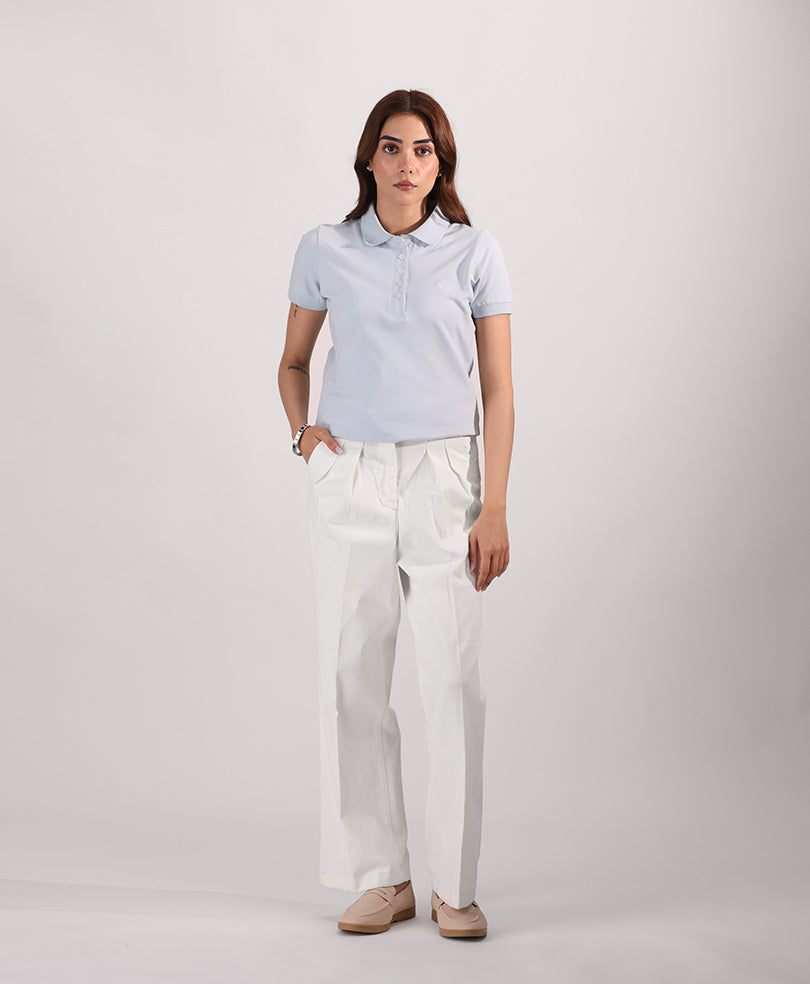 Sky Classic Buttoned POLO (Women)