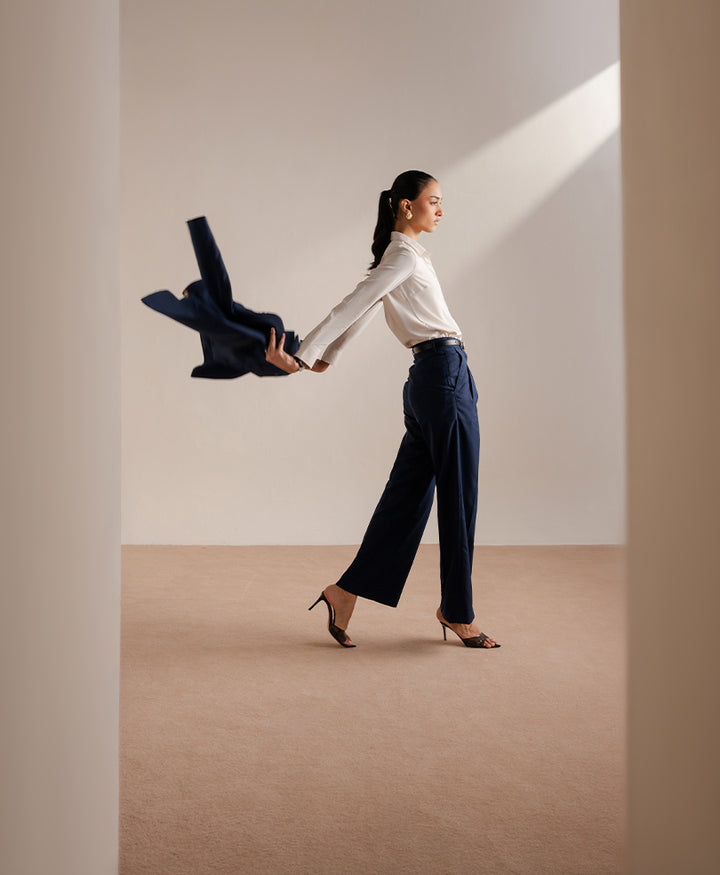 Montclair Navy Tailored Blazer (Women)