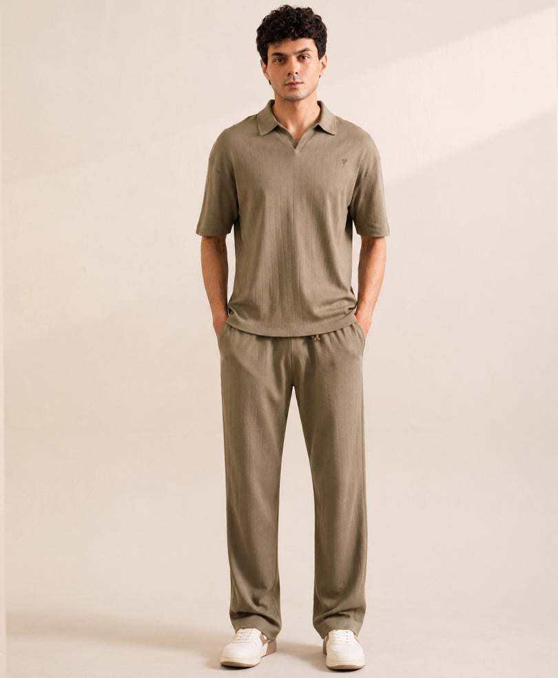 Stone Grey Drop Needle POLO