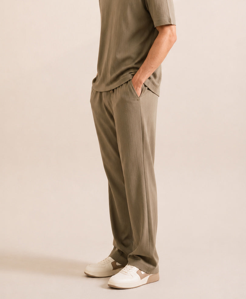 Stone Grey Drop Needle POLO