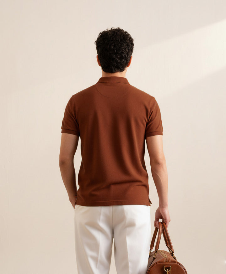 Rustic Maroon Basics POLO
