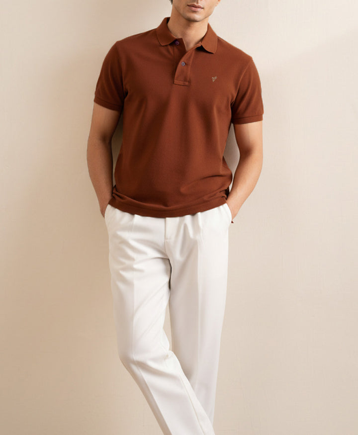 Rustic Maroon Basics POLO