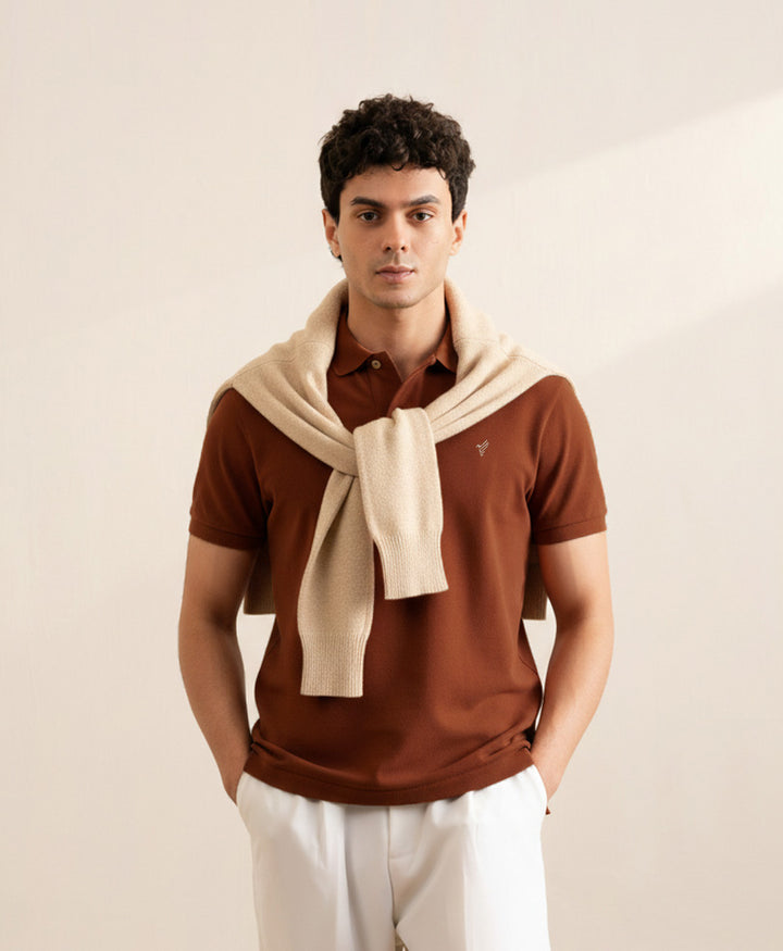 Rustic Maroon Basics POLO