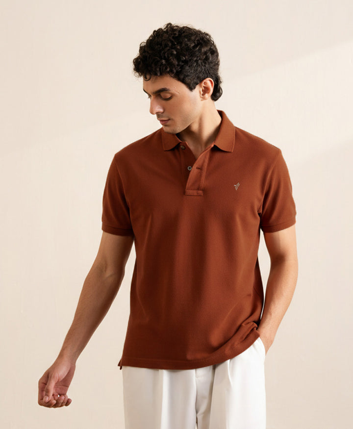 Rustic Maroon Basics POLO
