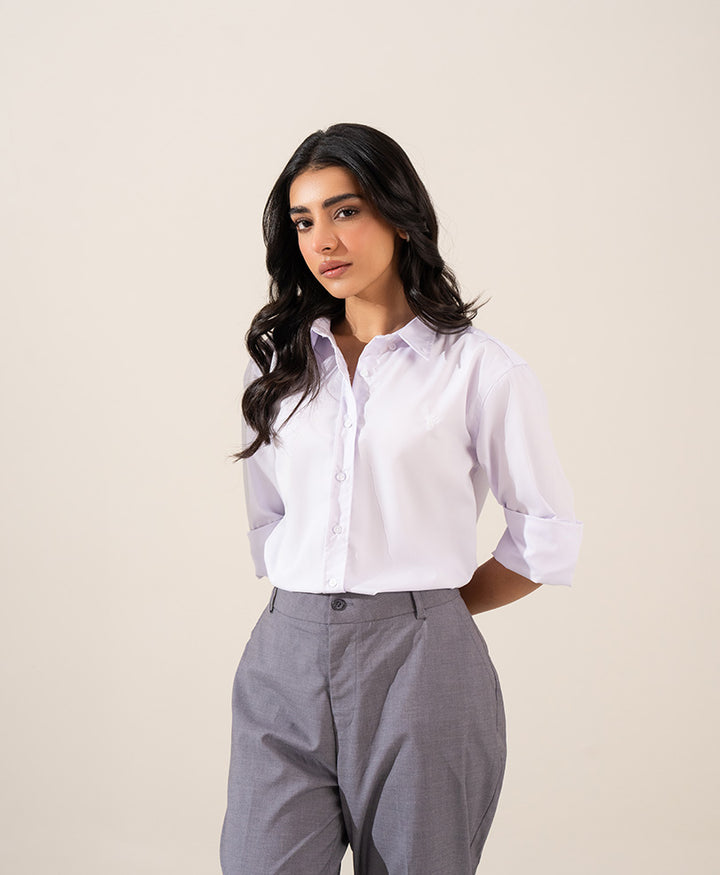 Lilac Oxford Shirt (Women)