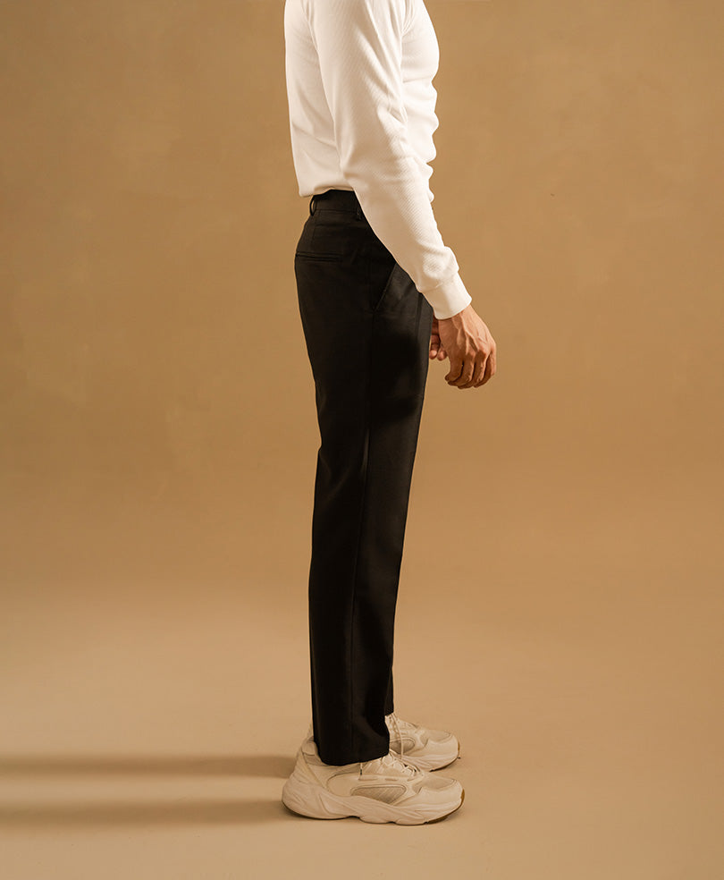 Black Pleated Dress Pant