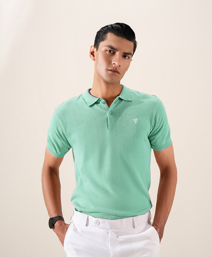 Mint Knitted POLO