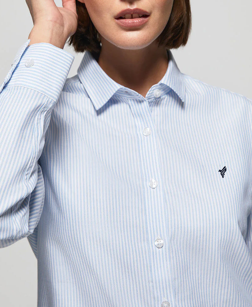 Thin Blue Stripes Shirt (Women)