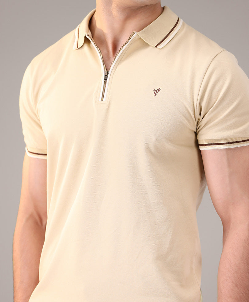 Wood Ash Zip POLO